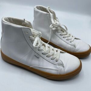 Lugz Lace Up Hightop White Boots Shoes Women's 7.5
